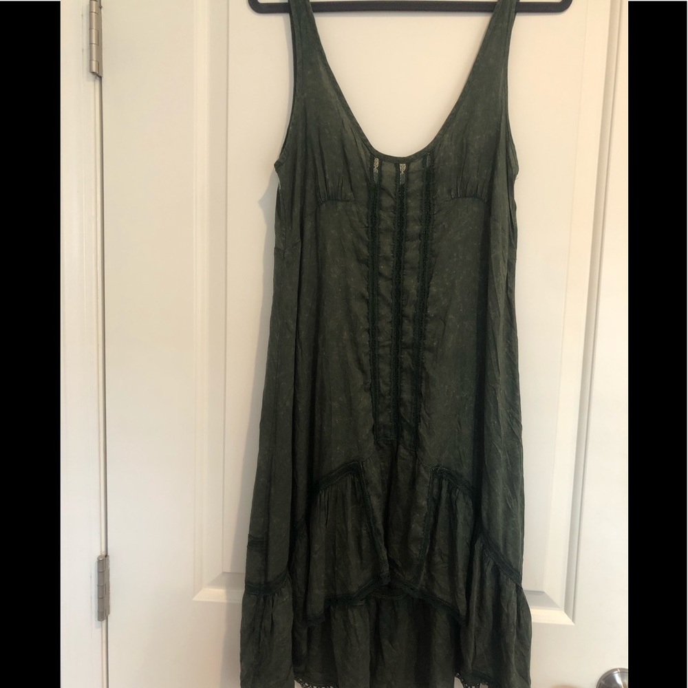 Free People Lace Slip High Low